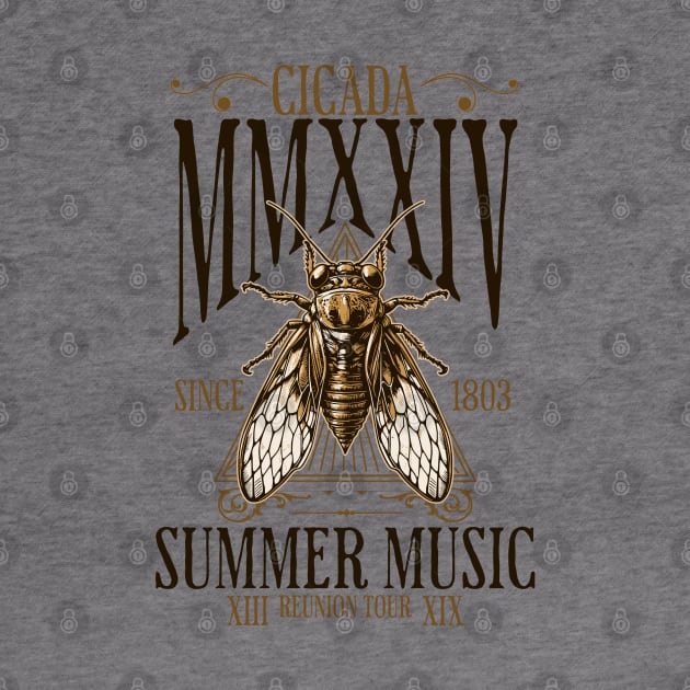 Cicada 2024 Reunion Tour - Brood XIX Brood XIII by OrangeMonkeyArt